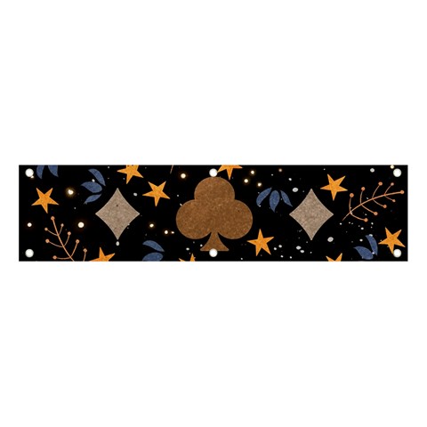 Seamless Pattern Repeat Repetition Banner and Sign 4  x 1  from ArtsNow.com Front