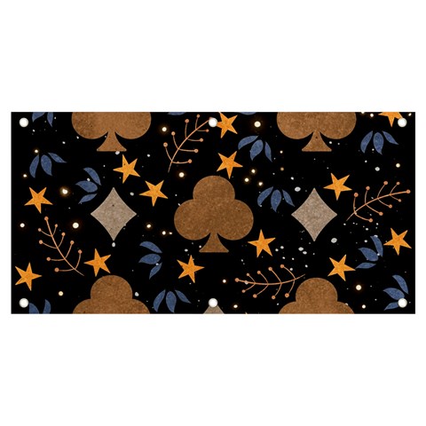 Seamless Pattern Repeat Repetition Banner and Sign 4  x 2  from ArtsNow.com Front