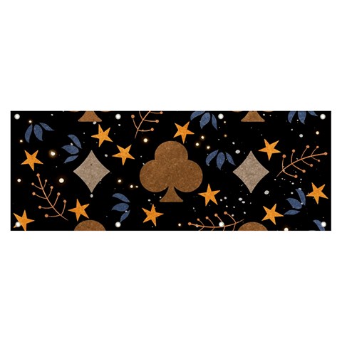 Seamless Pattern Repeat Repetition Banner and Sign 8  x 3  from ArtsNow.com Front