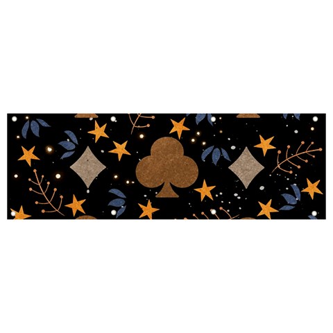 Seamless Pattern Repeat Repetition Banner and Sign 9  x 3  from ArtsNow.com Front