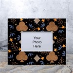 Seamless Pattern Repeat Repetition White Tabletop Photo Frame 4 x6 