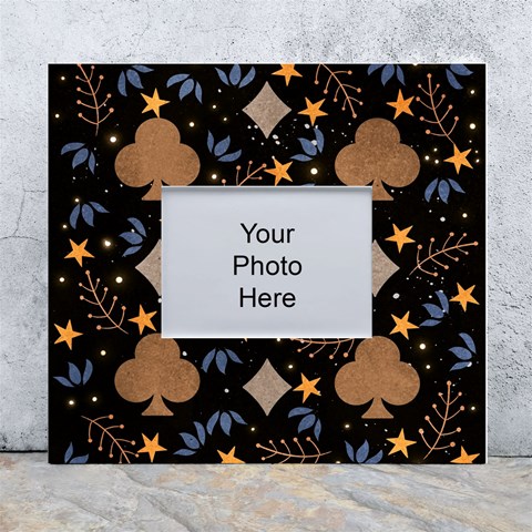 Seamless Pattern Repeat Repetition White Wall Photo Frame 5  x 7  from ArtsNow.com Front