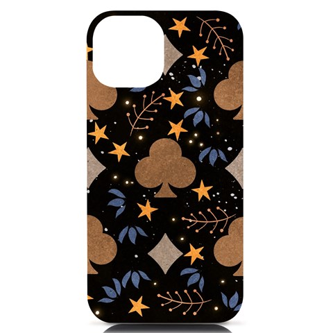 Seamless Pattern Repeat Repetition iPhone 14 Black UV Print PC Hardshell Case from ArtsNow.com Front