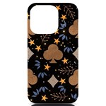Seamless Pattern Repeat Repetition iPhone 14 Pro Black UV Print PC Hardshell Case