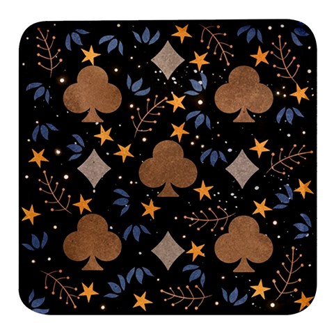 Seamless Pattern Repeat Repetition Square Glass Fridge Magnet (4 pack) from ArtsNow.com Front