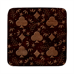Seamless Pattern Repeat Repetition Square Wood Guitar Pick Holder Case And Picks Set from ArtsNow.com Front