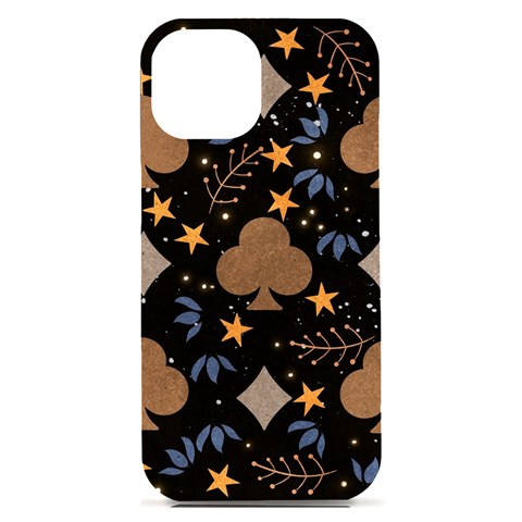 Seamless Pattern Repeat Repetition iPhone 15 Plus Black UV Print PC Hardshell Case from ArtsNow.com Front