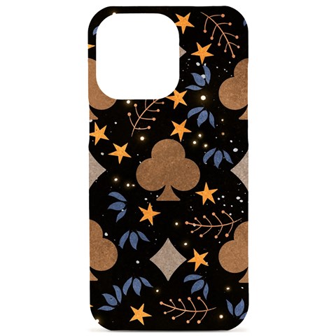 Seamless Pattern Repeat Repetition iPhone 15 Pro Max Black UV Print PC Hardshell Case from ArtsNow.com Front