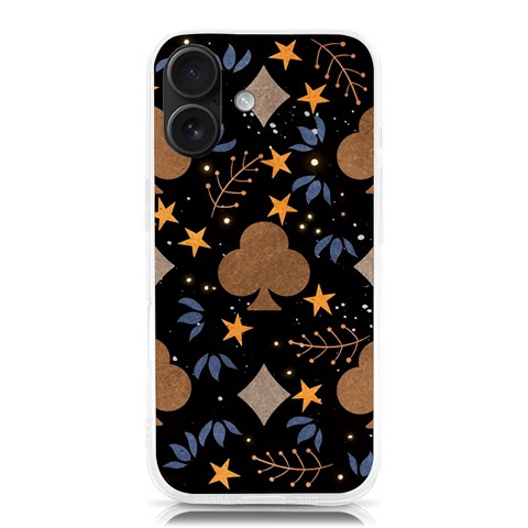 Seamless Pattern Repeat Repetition iPhone 16 TPU UV Print Case from ArtsNow.com Front