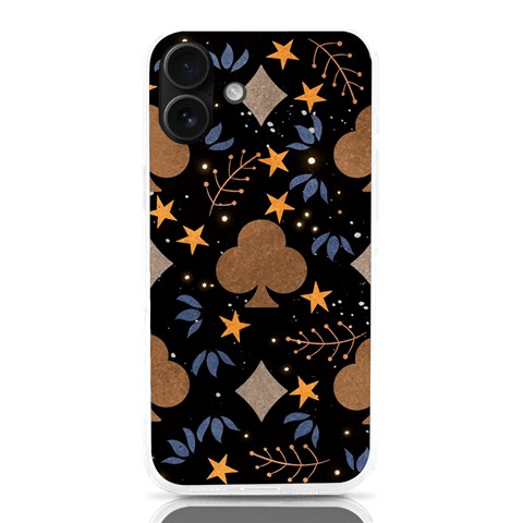 Seamless Pattern Repeat Repetition iPhone 16 Plus TPU UV Print Case from ArtsNow.com Front