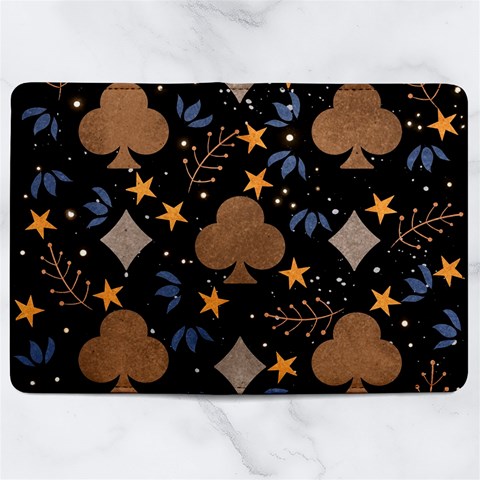 Seamless Pattern Repeat Repetition Microfiber PU Leather Passport Holder from ArtsNow.com Full