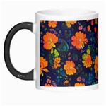 Mid Century Retro Floral 1970s 1960s Pattern 61 Morph Mug