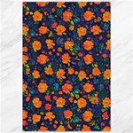 Mid Century Retro Floral 1970s 1960s Pattern 61 Canvas 20  x 30 