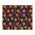 Mid Century Retro Floral 1970s 1960s Pattern 61 Small Glasses Cloth (2 Sides)
