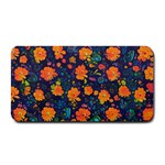 Mid Century Retro Floral 1970s 1960s Pattern 61 Medium Bar Mat