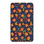 Mid Century Retro Floral 1970s 1960s Pattern 61 Memory Card Reader (Rectangular)
