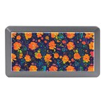 Mid Century Retro Floral 1970s 1960s Pattern 61 Memory Card Reader (Mini)