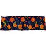 Mid Century Retro Floral 1970s 1960s Pattern 61 63 x21  Body Pillow Case Dakimakura (Two Sides)