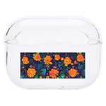 Mid Century Retro Floral 1970s 1960s Pattern 61 Hard PC AirPods Pro Case
