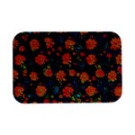Mid Century Retro Floral 1970s 1960s Pattern 61 Open Lid Metal Box (Silver)  