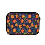 Mid Century Retro Floral 1970s 1960s Pattern 61 Apple MacBook Pro 15  Zipper Case