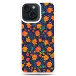 Mid Century Retro Floral 1970s 1960s Pattern 61 iPhone 15 Plus TPU UV Print Case