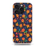 Mid Century Retro Floral 1970s 1960s Pattern 61 iPhone 15 Pro TPU UV Print Case
