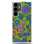 Mid Century Retro Floral 1970s 1960s Pattern 59 Samsung Galaxy S24 Plus 6.7 Inch TPU UV Case