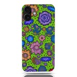 Mid Century Retro Floral 1970s 1960s Pattern 59 iPhone 16 Plus TPU UV Print Case