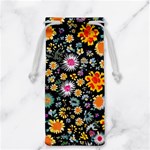 Mid Century Retro Floral 1970s 1960s Pattern 57 Jewelry Bag