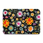 Mid Century Retro Floral 1970s 1960s Pattern 57 Plate Mats