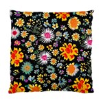 Mid Century Retro Floral 1970s 1960s Pattern 57 Standard Cushion Case (Two Sides)
