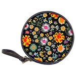 Mid Century Retro Floral 1970s 1960s Pattern 57 Classic 20-CD Wallets
