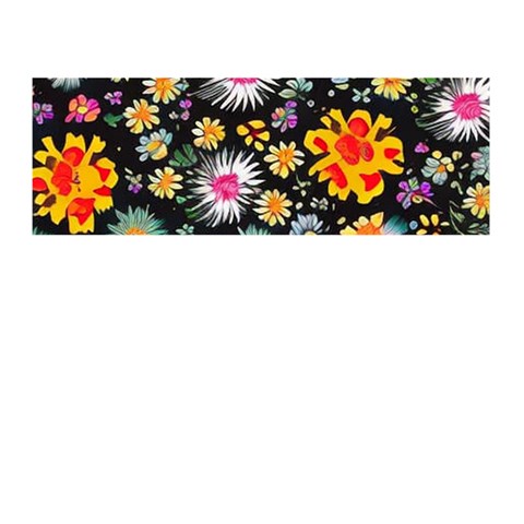 Mid Century Retro Floral 1970s 1960s Pattern 57 Memory Card Reader (Stick) from ArtsNow.com Front
