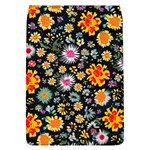 Mid Century Retro Floral 1970s 1960s Pattern 57 Removable Flap Cover (L)