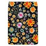 Mid Century Retro Floral 1970s 1960s Pattern 57 Removable Flap Cover (S)
