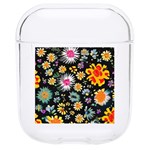 Mid Century Retro Floral 1970s 1960s Pattern 57 Hard PC AirPods 1/2 Case