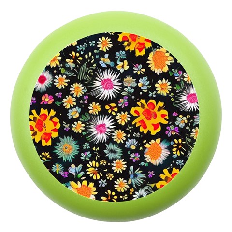 Mid Century Retro Floral 1970s 1960s Pattern 57 Dento Box with Mirror from ArtsNow.com Front