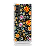 Mid Century Retro Floral 1970s 1960s Pattern 57 Samsung Galaxy S20 6.2 Inch TPU UV Case