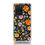 Mid Century Retro Floral 1970s 1960s Pattern 57 Samsung Galaxy S20 Ultra 6.9 Inch TPU UV Case