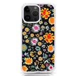 Mid Century Retro Floral 1970s 1960s Pattern 57 iPhone 14 Pro Max TPU UV Print Case