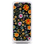 Mid Century Retro Floral 1970s 1960s Pattern 57 iPhone SE