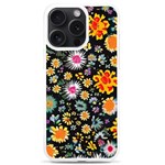 Mid Century Retro Floral 1970s 1960s Pattern 57 iPhone 15 Pro Max TPU UV Print Case