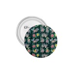Mid Century Retro Floral 1970s 1960s Pattern 62 1.75  Buttons