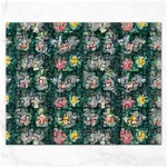 Mid Century Retro Floral 1970s 1960s Pattern 62 Rectangular Jigsaw Puzzl