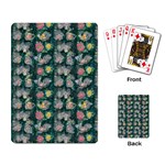Mid Century Retro Floral 1970s 1960s Pattern 62 Playing Cards Single Design (Rectangle)
