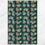 Mid Century Retro Floral 1970s 1960s Pattern 62 Canvas 24  x 36 
