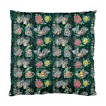 Mid Century Retro Floral 1970s 1960s Pattern 62 Standard Cushion Case (Two Sides)