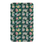 Mid Century Retro Floral 1970s 1960s Pattern 62 Memory Card Reader (Rectangular)