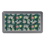 Mid Century Retro Floral 1970s 1960s Pattern 62 Memory Card Reader (Mini)